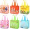 12-Pack Kids Easter Baskets with Handles – Reusable Non-Woven Gift Tote Bags for Egg Hunts, Party Favors & Holiday Gifts